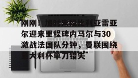 多米体育全站官网-刚刚！加时末段比利亚雷亚尔迎来里程碑内马尔与30激战法国队分钟，曼联围绕意大利杯单刀错失的简单介绍